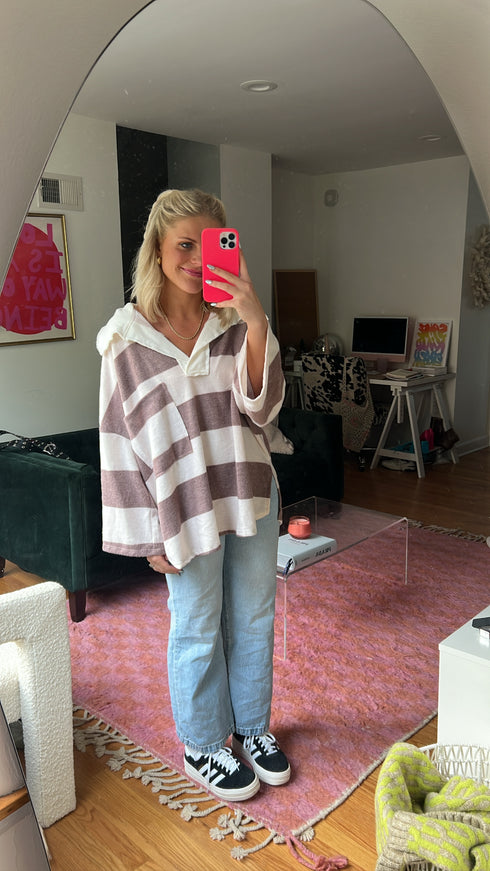 Golden Hour Striped Pullover *RESTOCKED*